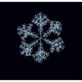 Queens Of Christmas 4 ft. LED Snowflake Wall Mount Gold & Pure White WM-SNFL04-LPW